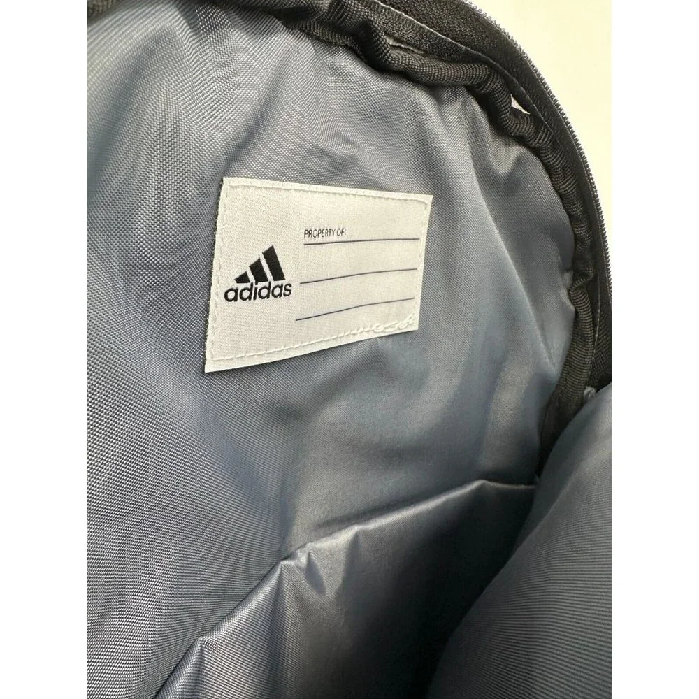 adidas Prime Sling Backpack Heather Gray Large School Bag Fits Laptop/Tablet Boy